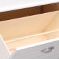 Preview: Schuhschrank Weiß 50 x 28 x 98 cm Paulownia Holz