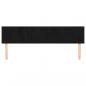 Preview: Kopfteile 2 Stk. Schwarz 90x5x78/88 cm Samt