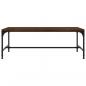 Preview: Couchtisch Braun Eichen-Optik 100x50x35 cm Holzwerkstoff