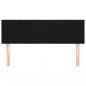 Preview: Kopfteile 2 Stk. Schwarz 72x5x78/88 cm Samt