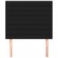 Preview: Kopfteile 2 Stk. Schwarz 80x5x78/88 cm Stoff