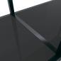 Preview: Konsolentisch Schwarz 180x35x75,5 cm Hartglas