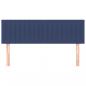 Preview: Kopfteile 2 Stk. Blau 72x5x78/88 cm Stoff