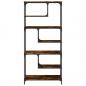 Preview: Bücherregal Räuchereiche 81x36x176 cm Holzwerkstoff
