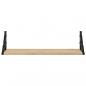 Preview: Wandregale 2 Stk. Sonoma-Eiche 60x15x15,5 cm