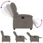 Preview: Relaxsessel Taupe Stoff