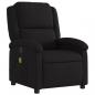 Preview: Massagesessel Schwarz Stoff