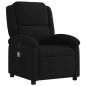 Preview: Massagesessel Schwarz Samt