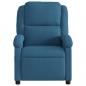 Preview: Relaxsessel Blau Samt