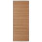 Preview: Teppich Bambus Braun Rechteckig 80x300 cm