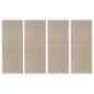 Preview: Bambusteppiche 4 Stk. Rechteckig Natur 120x180 cm
