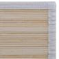 Preview: Bambusteppiche 2 Stk. Rechteckig Natur 120x180 cm