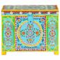 Preview: Aufbewahrungsbox Handbemalt 50x40x40 cm Mango Massivholz 