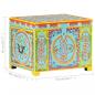 Preview: Aufbewahrungsbox Handbemalt 50x40x40 cm Mango Massivholz 