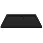 Preview: Duschtasse ABS Rechteckig Schwarz 80x90 cm