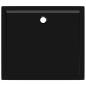 Preview: Duschtasse ABS Rechteckig Schwarz 80x90 cm