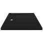 Preview: Duschtasse ABS Rechteckig Schwarz 80x90 cm