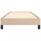 Preview: Bettgestell Cappuccino-Braun 90x190 cm Kunstleder