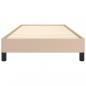 Preview: Bettgestell Cappuccino-Braun 100x200 cm Kunstleder