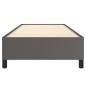 Preview: Bettgestell Grau 80x200 cm Kunstleder