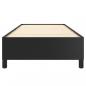 Preview: Bettgestell Schwarz 90x190 cm Kunstleder