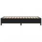 Preview: Bettgestell Schwarz 90x190 cm Kunstleder