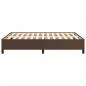 Preview: Bettgestell Braun 140x190 cm Kunstleder