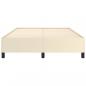 Preview: Bettgestell Creme 140x200 cm Kunstleder