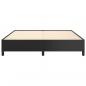 Preview: Bettgestell Schwarz 160x200 cm Kunstleder