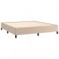 Preview: Bettgestell Cappuccino-Braun 160x200 cm Kunstleder