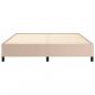 Preview: Bettgestell Cappuccino-Braun 160x200 cm Kunstleder