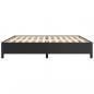 Preview: Bettgestell Schwarz 200x200 cm Kunstleder