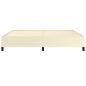 Preview: Bettgestell Creme 200x200 cm Kunstleder