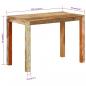 Preview: Esstisch 110x55x76 cm Altholz Massiv