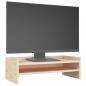 Preview: Monitorständer 50x24x16 cm Massivholz Kiefer