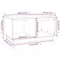 Preview: Couchtisch Honigbraun 80x50x40 cm Massivholz Kiefer