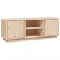 Preview: TV-Schrank 110x35x40,5 cm Massivholz Kiefer
