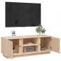 Preview: TV-Schrank 110x35x40,5 cm Massivholz Kiefer
