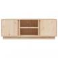 Preview: TV-Schrank 110x35x40,5 cm Massivholz Kiefer