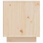 Preview: TV-Schrank 110x35x40,5 cm Massivholz Kiefer