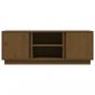 Preview: TV-Schrank Honigbraun 110x35x40,5 cm Massivholz Kiefer