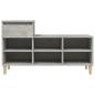 Preview: Schuhregal Betongrau 102x36x60 cm Holzwerkstoff