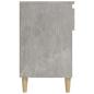 Preview: Schuhregal Betongrau 102x36x60 cm Holzwerkstoff