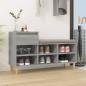 Preview: ARDEBO.de - Schuhregal Grau Sonoma 102x36x60 cm Holzwerkstoff