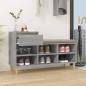 Preview: Schuhregal Grau Sonoma 102x36x60 cm Holzwerkstoff