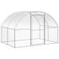 Preview: Outdoor-Hühnerstall 3x6x2 m Verzinkter Stahl