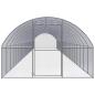 Preview: Outdoor-Hühnerstall 3x24x2 m Verzinkter Stahl