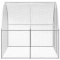 Preview: Outdoor-Hühnerstall 3x2x2 m Verzinkter Stahl
