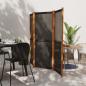Preview: ARDEBO.de - 3-tlg. Raumteiler Schwarz 210x180 cm