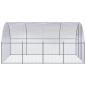 Preview: Outdoor-Hühnerstall 3x4x2 m Verzinkter Stahl